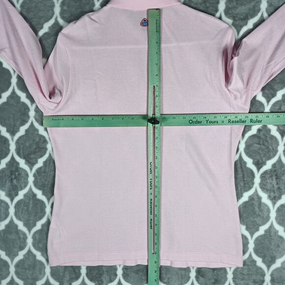 Louis Castel Golf Polo Shirt Long Sleeve Pink Large - Picture 4 of 10
